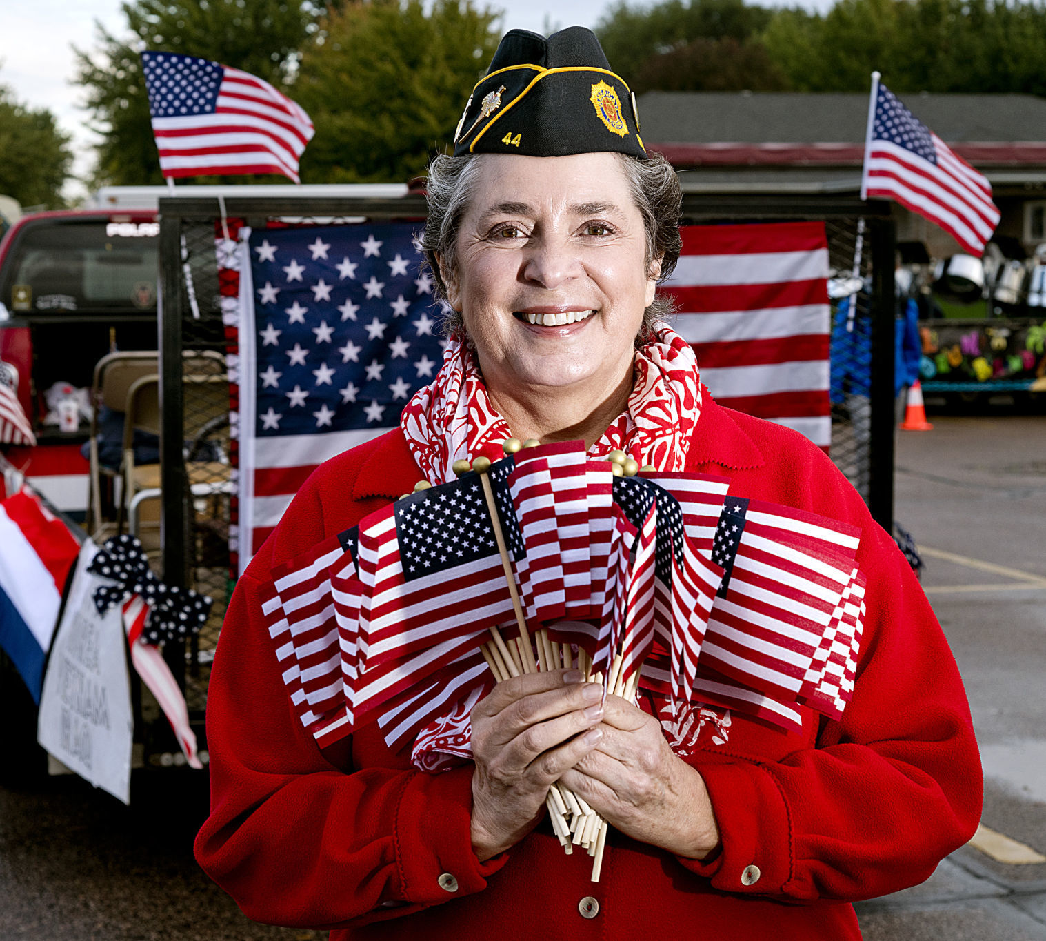 Female veteran Cynthia Aden
